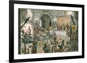 Medieval Banquet-Peter Jackson-Framed Giclee Print