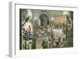 Medieval Banquet-Peter Jackson-Framed Giclee Print