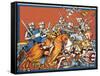 Medieval Battle-Escott-Framed Stretched Canvas