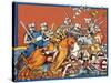 Medieval Battle-Escott-Stretched Canvas