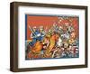Medieval Battle-Escott-Framed Giclee Print