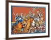 Medieval Battle-Escott-Framed Giclee Print