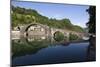 Medieval Bridge of Ponte Della Maddalena on the River Serchio, Borgo a Mozzano, Near Lucca-Stuart Black-Mounted Photographic Print