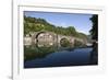 Medieval Bridge of Ponte Della Maddalena on the River Serchio, Borgo a Mozzano, Near Lucca-Stuart Black-Framed Photographic Print