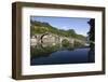 Medieval Bridge of Ponte Della Maddalena on the River Serchio, Borgo a Mozzano, Near Lucca-Stuart Black-Framed Photographic Print