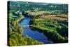 Medieval Bridge over the Dordogne River Perigord France-OSTILL-Stretched Canvas