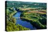 Medieval Bridge over the Dordogne River Perigord France-OSTILL-Stretched Canvas