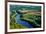 Medieval Bridge over the Dordogne River Perigord France-OSTILL-Framed Photographic Print