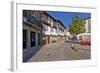 Medieval Buildings in the Santiago Square, also known as Sao Tiago or Sao Thiago, in the Historical-StockPhotosArt-Framed Photographic Print