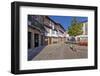 Medieval Buildings in the Santiago Square, also known as Sao Tiago or Sao Thiago, in the Historical-StockPhotosArt-Framed Photographic Print