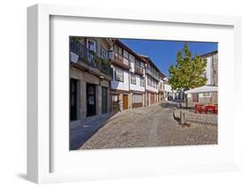 Medieval Buildings in the Santiago Square, also known as Sao Tiago or Sao Thiago, in the Historical-StockPhotosArt-Framed Photographic Print