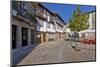 Medieval Buildings in the Santiago Square, also known as Sao Tiago or Sao Thiago, in the Historical-StockPhotosArt-Mounted Photographic Print