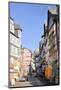 Medieval Buildings on Mainzer Street Viewed from the Market Square, Marburg, Hesse, Germany, Europe-Nick Upton-Mounted Photographic Print