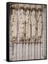 Medieval Carvings of Old Testament Figures, North Porch, Chartres Cathedral, UNESCO World Heritage-Nick Servian-Framed Stretched Canvas