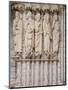 Medieval Carvings of Old Testament Figures, North Porch, Chartres Cathedral, UNESCO World Heritage-Nick Servian-Mounted Photographic Print