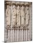 Medieval Carvings of Old Testament Figures, North Porch, Chartres Cathedral, UNESCO World Heritage-Nick Servian-Mounted Photographic Print