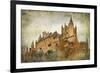 Medieval Castle Alcazar, Segovia,Spain- Picture In Paintig Style-Maugli-l-Framed Art Print