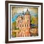 Medieval Castle - Artwork In Painting Style (From My Castles Collection)-Maugli-l-Framed Art Print