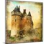 Medieval Castle - Artwork In Painting Style-Maugli-l-Mounted Art Print
