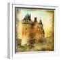 Medieval Castle - Artwork In Painting Style-Maugli-l-Framed Art Print