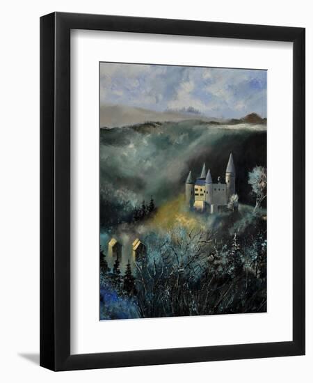 Medieval Castle In Veves-Pol Ledent-Framed Art Print