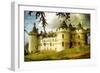 Medieval Castle - Picture In Painting Style-Maugli-l-Framed Art Print