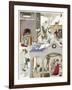 Medieval Christmas Scene-null-Framed Art Print