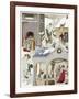 Medieval Christmas Scene-null-Framed Art Print