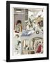 Medieval Christmas Scene-null-Framed Art Print