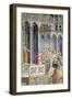 Medieval City, Detail from Presentation of Mary in Temple-Giovanni Da Milano-Framed Giclee Print