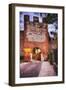 Medieval City Gate At Night, Lazise, Italy-George Oze-Framed Photographic Print