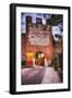 Medieval City Gate At Night, Lazise, Italy-George Oze-Framed Photographic Print