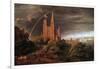 Medieval City on Banks of River-Karl Friedrich Schinkel-Framed Giclee Print