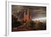 Medieval City on Banks of River-Karl Friedrich Schinkel-Framed Giclee Print