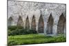 Medieval city wall in the old town, Tallinn, Estonia-Keren Su-Mounted Photographic Print