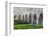 Medieval city wall in the old town, Tallinn, Estonia-Keren Su-Framed Photographic Print