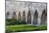 Medieval city wall in the old town, Tallinn, Estonia-Keren Su-Mounted Photographic Print