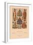 Medieval Clergymen-Racinet-Framed Art Print