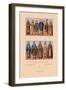 Medieval Clergymen-Racinet-Framed Art Print