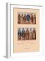 Medieval Clergymen-Racinet-Framed Art Print