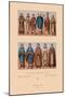 Medieval Clergymen-Racinet-Mounted Art Print