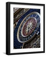 Medieval Clock, Old Rouen, Normandy, France, Europe-Levy Yadid-Framed Photographic Print