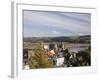 Medieval Conwy Castle, Unesco World Heritage Site, from Walls Walk, Conwy-Pearl Bucknall-Framed Photographic Print