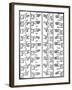 Medieval Dactylonomy, Finger Counting-Science Source-Framed Giclee Print