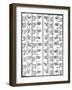 Medieval Dactylonomy, Finger Counting-Science Source-Framed Giclee Print