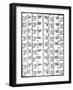 Medieval Dactylonomy, Finger Counting-Science Source-Framed Giclee Print