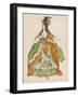 Medieval Dame de la Coeur-Leon Bakst-Framed Premium Giclee Print