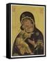 Medieval Depiction of Mary and Baby Jesus-null-Framed Stretched Canvas