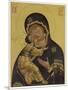 Medieval Depiction of Mary and Baby Jesus-null-Mounted Art Print