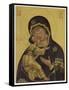 Medieval Depiction of Mary and Baby Jesus-null-Framed Stretched Canvas